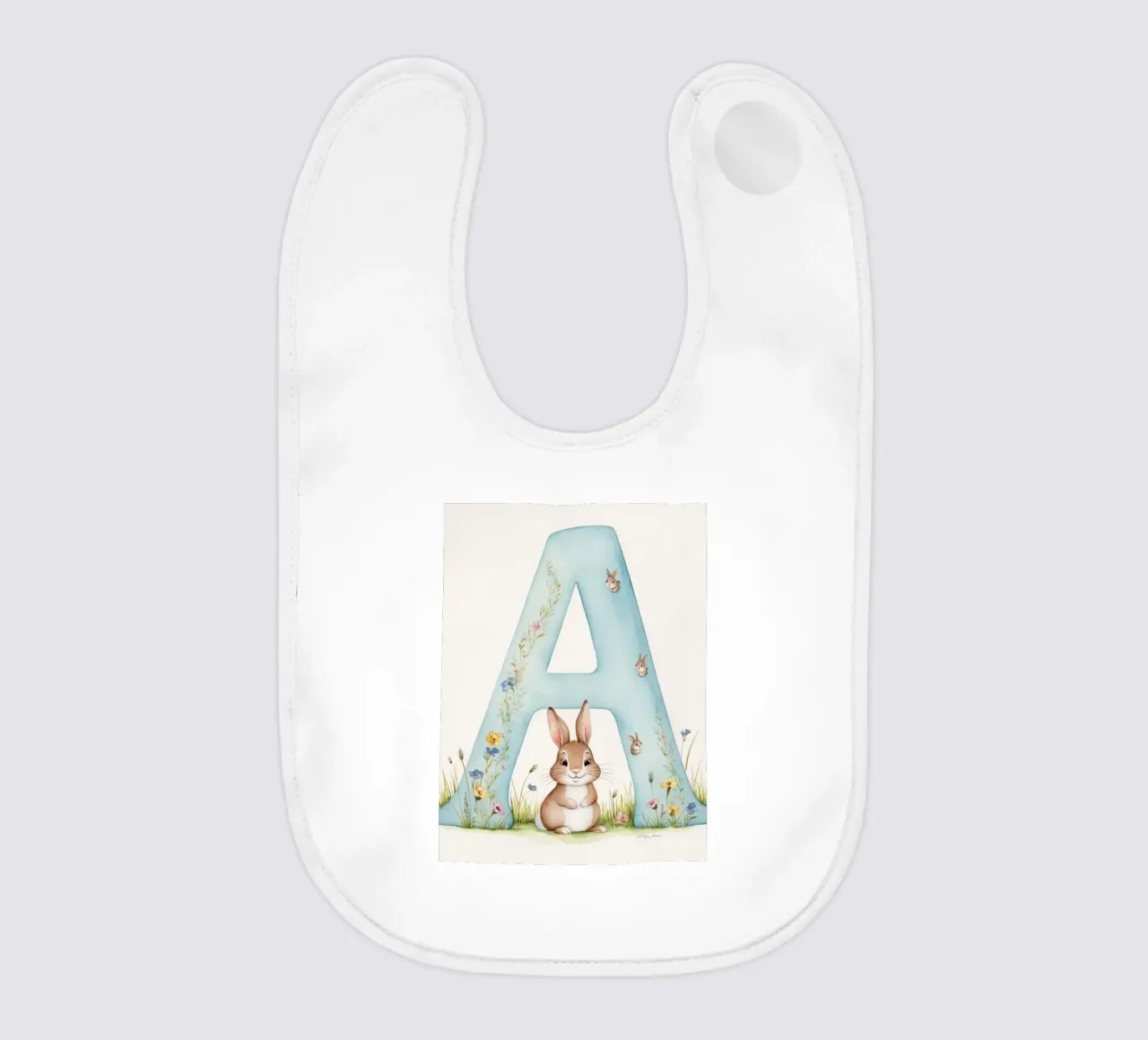 Lettera A bavaglino da Kids zone