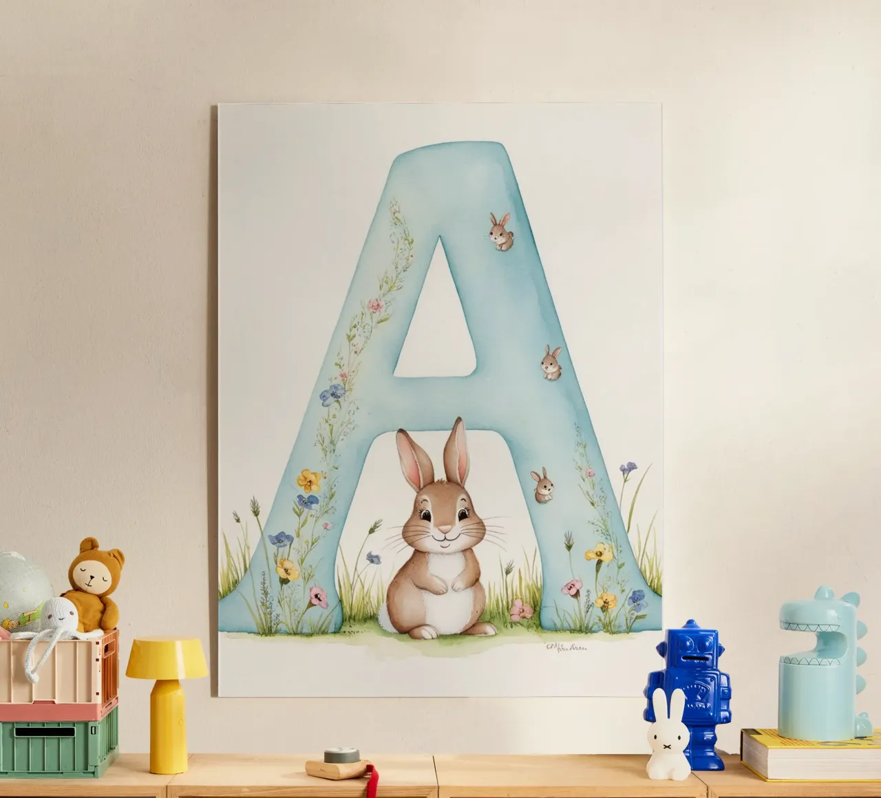 Lettera A plexiglass da Kids zone