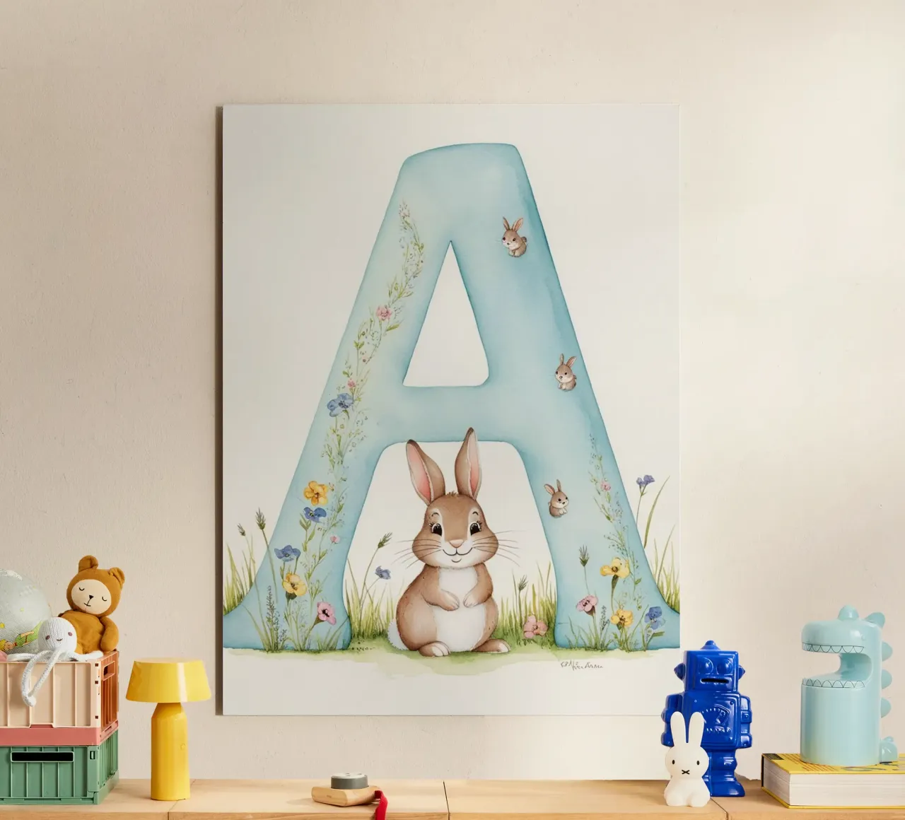 Letter A forex plate by Kids zone