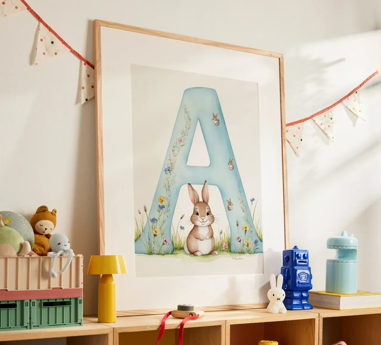 Lettera A poster da Kids zone