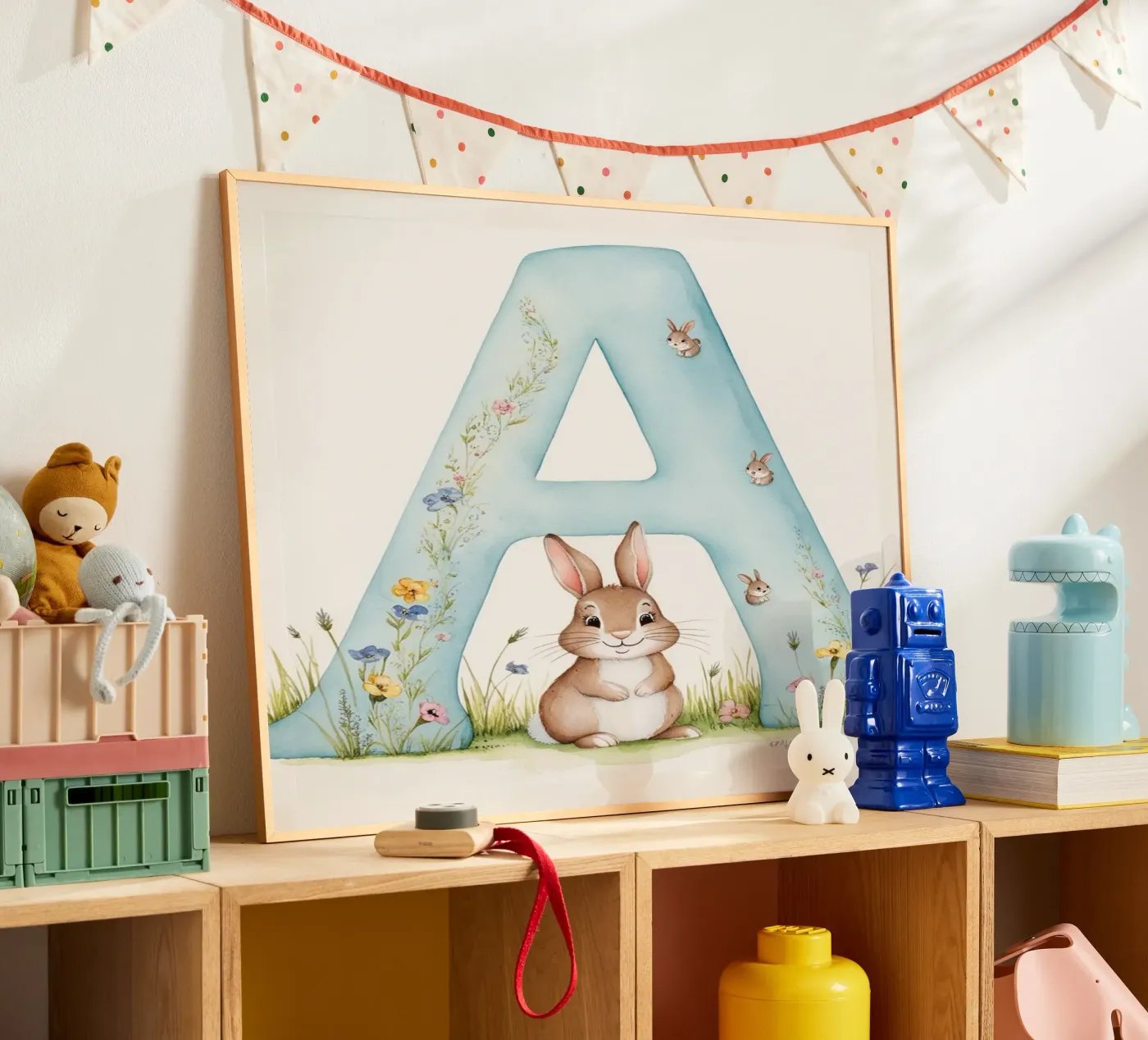 Lettera A poster da Kids zone