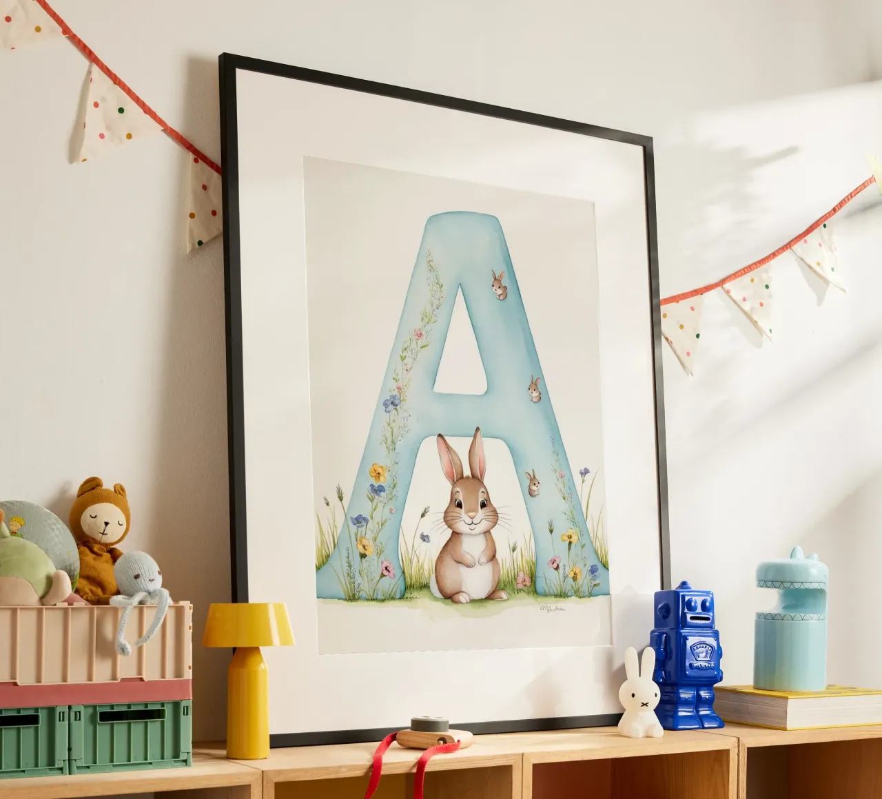 Lettera A poster da Kids zone