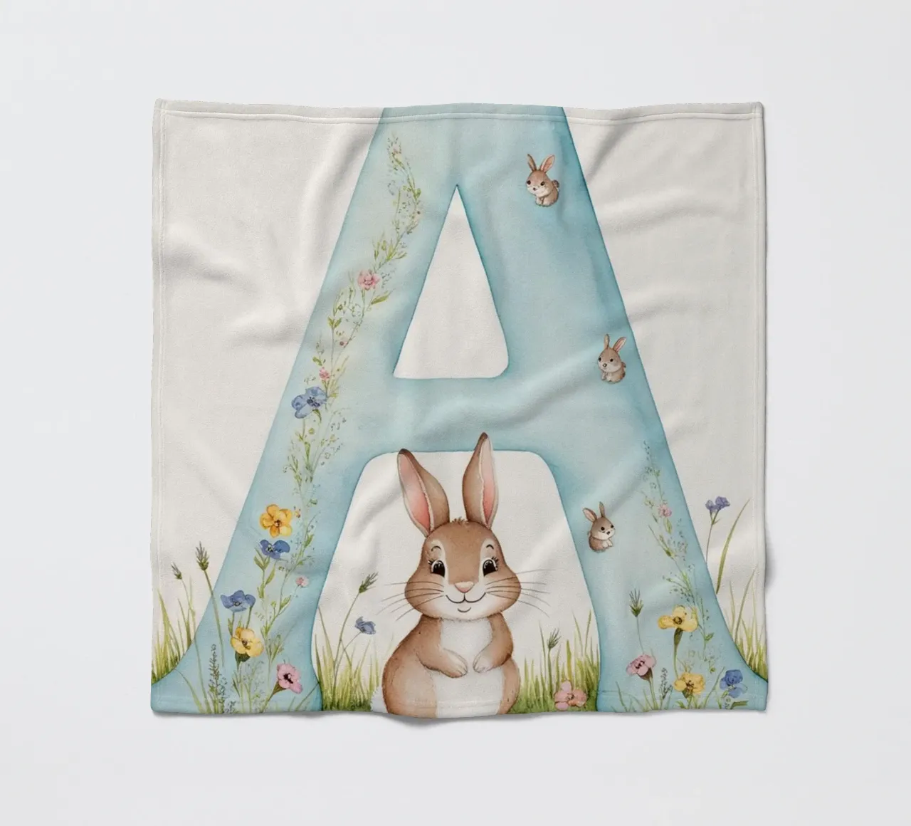 Letter A fleece blanket by Kids zone