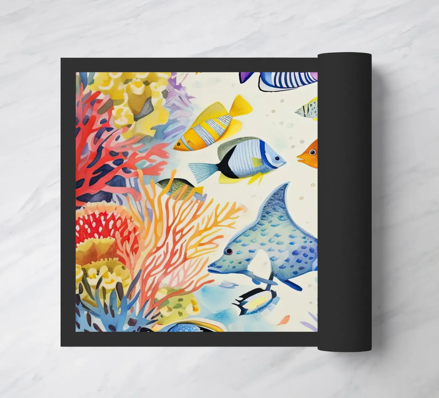 Tropische duik deurmat van DaarbyN