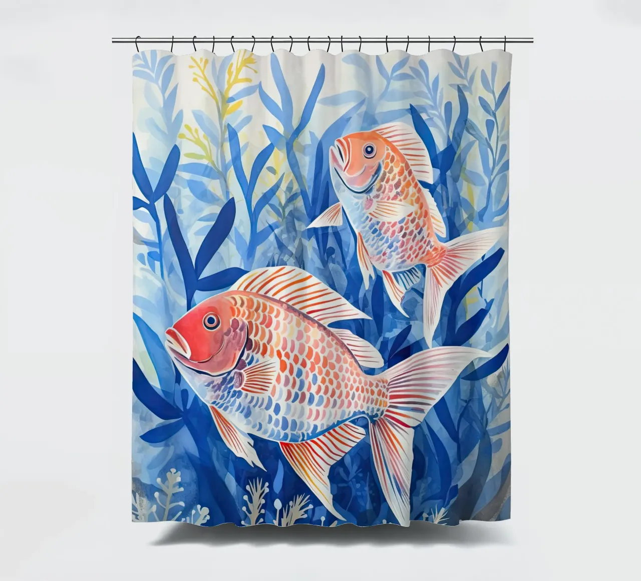 Sea Friends shower curtain by DaarbyN