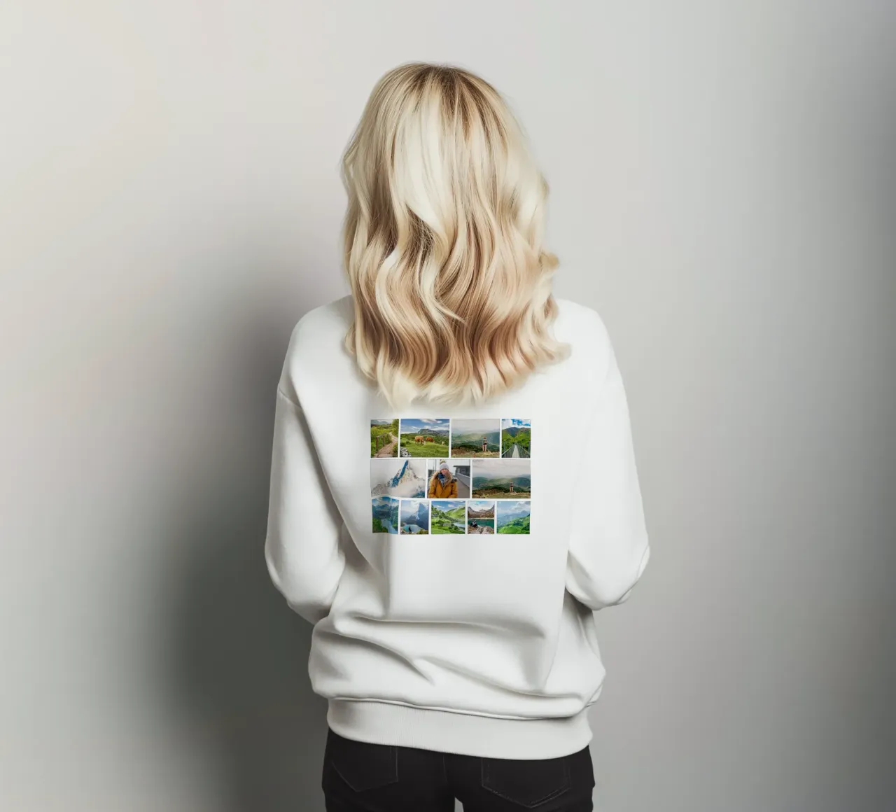 Modern photo collage - 12 pictures - landscape sweatshirt by Bildschön | Fotocollagen