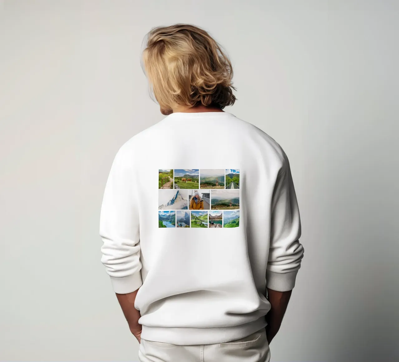 Modern photo collage - 12 pictures - landscape sweatshirt by Bildschön | Fotocollagen