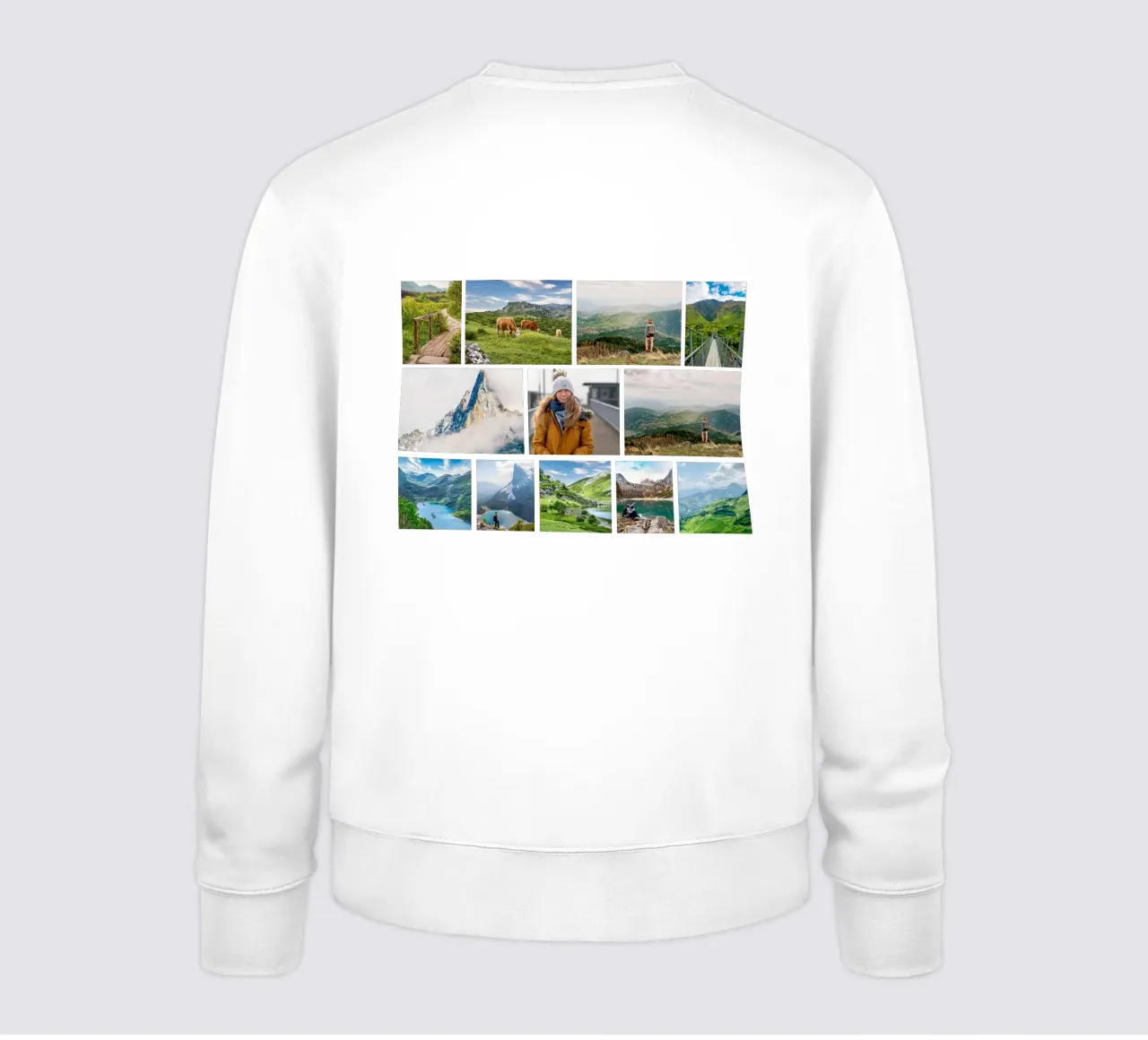 Modern photo collage - 12 pictures - landscape sweatshirt by Bildschön | Fotocollagen