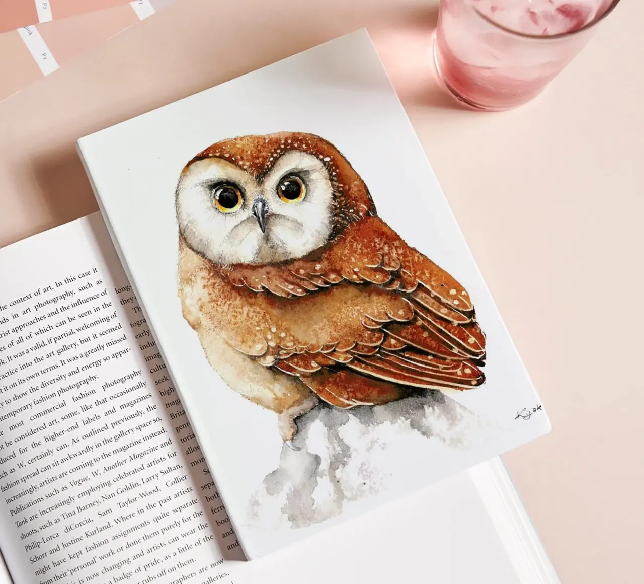 Pygmy Owl notebook by Karolina Kijak