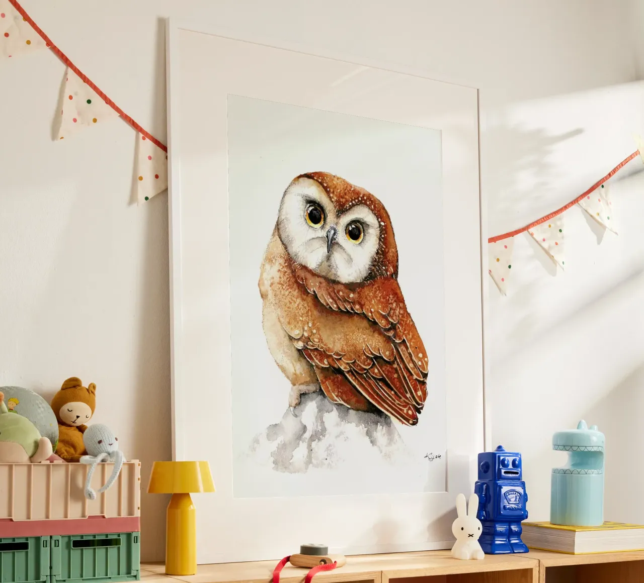 Pygmy Owl carta hahnemühle da Karolina Kijak