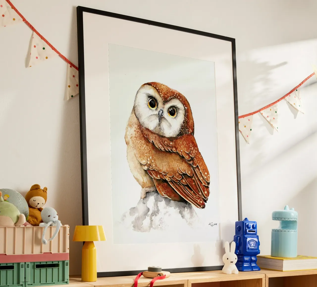 Pygmy Owl carta hahnemühle da Karolina Kijak