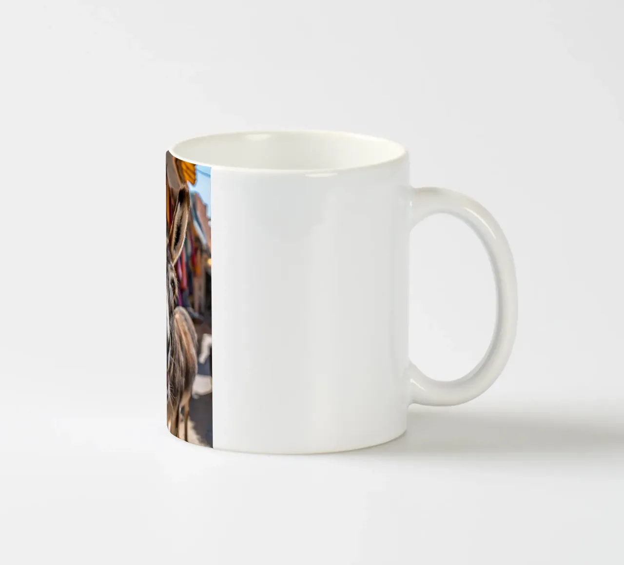 L'asino nel Souk tazza in ceramica da Art-Travel