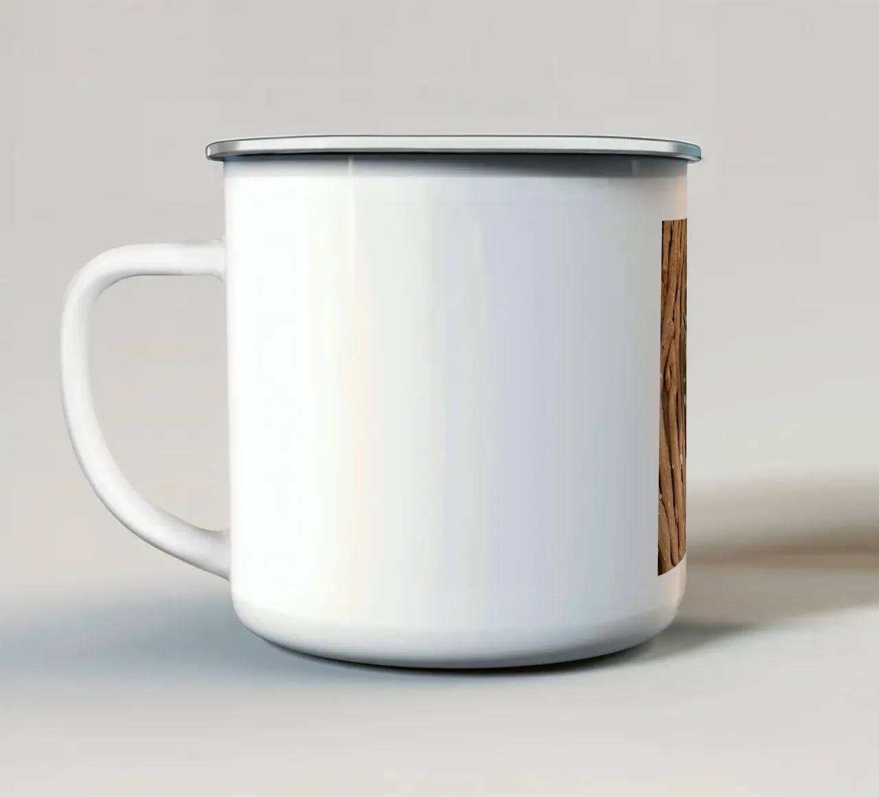 Quercia e argan tazza in smalto da Art-Travel