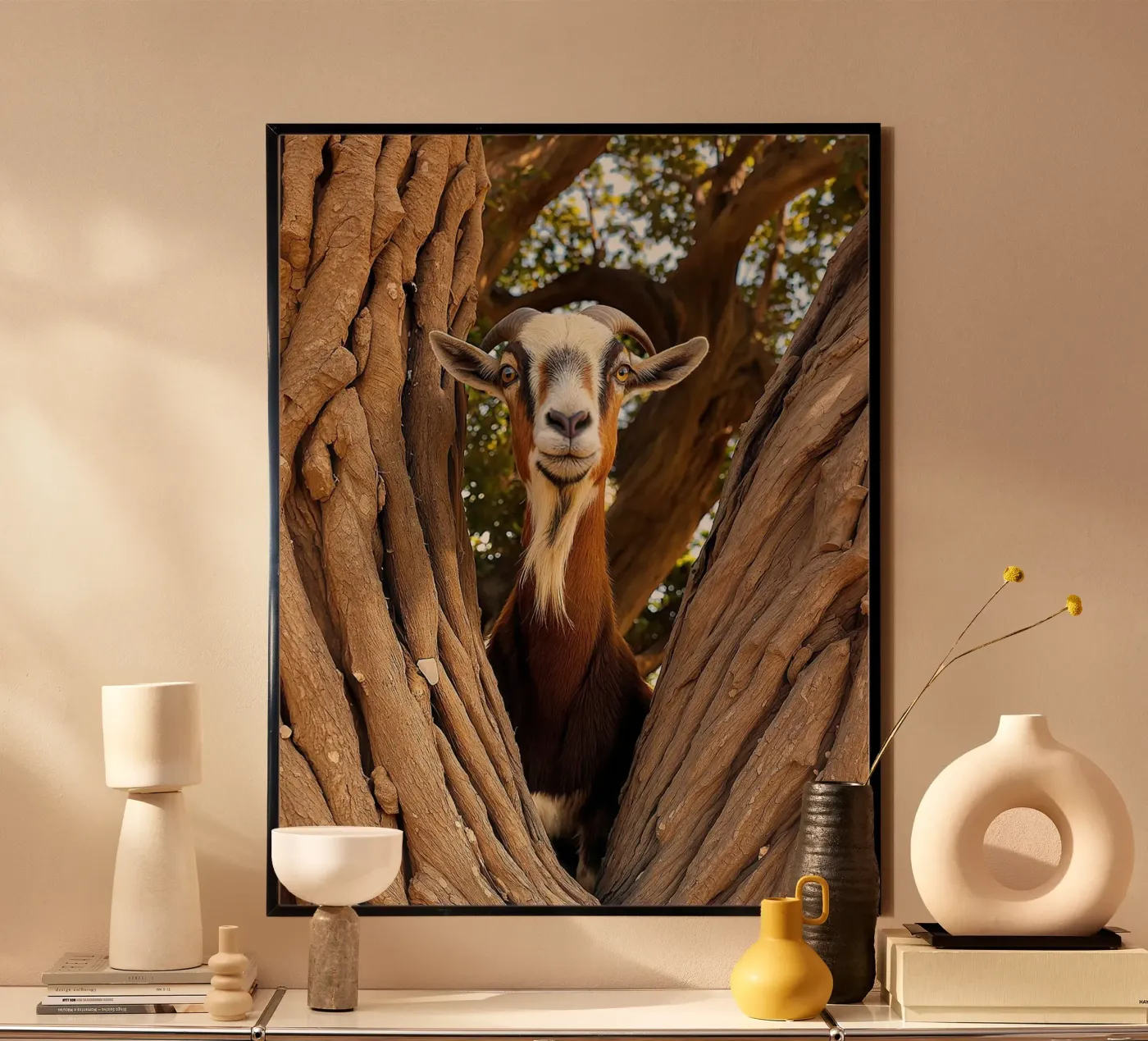 Eiken en arganbomen poster van Art-Travel