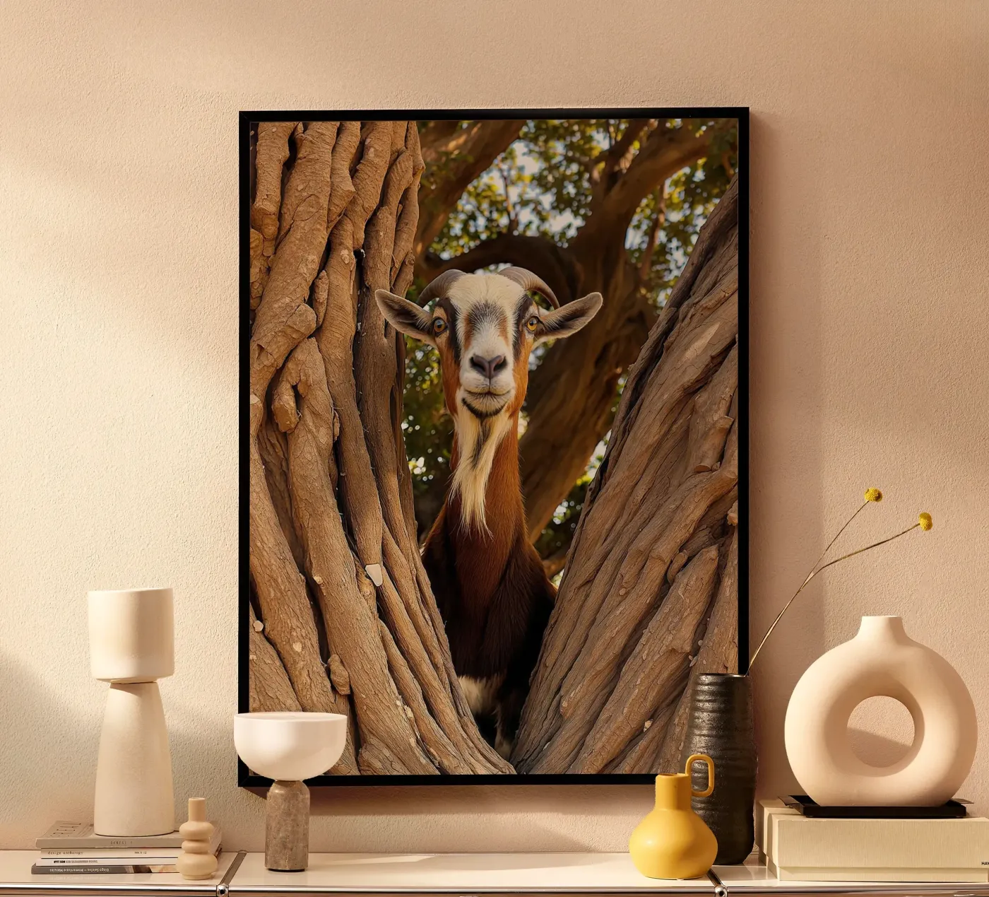 Eiken en arganbomen poster van Art-Travel