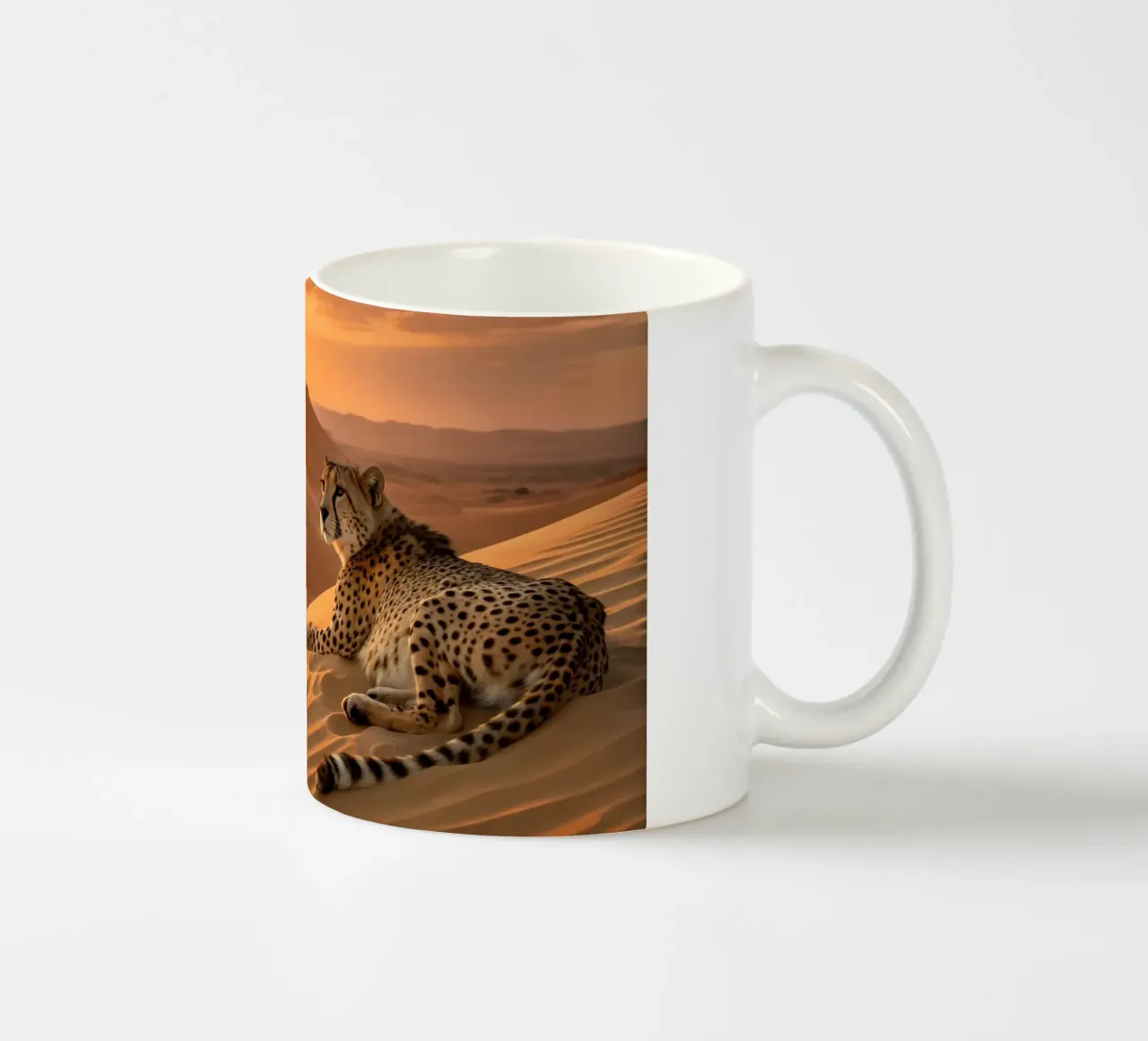 Il ghepardo del deserto tazza in ceramica da Art-Travel
