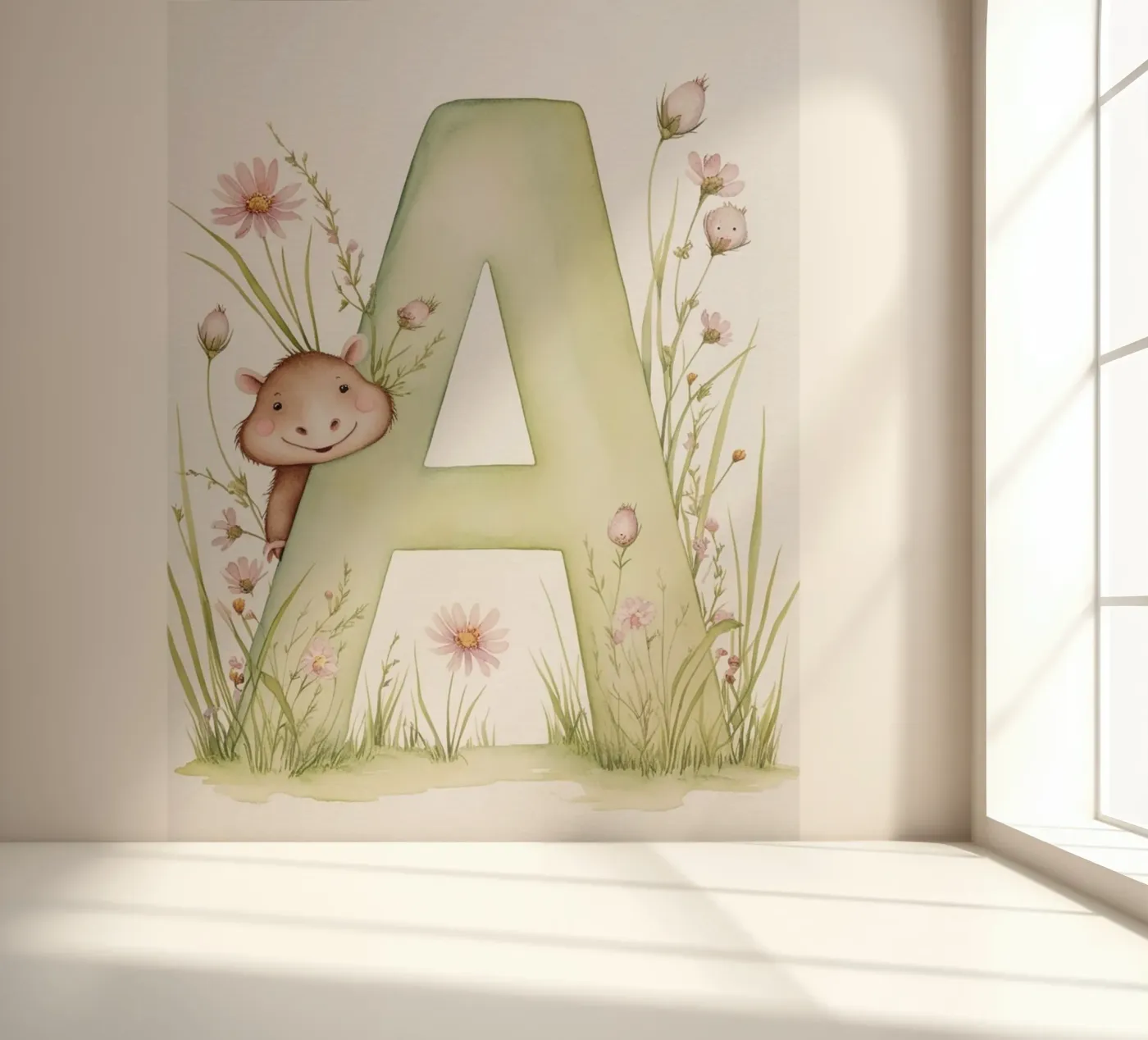 Brief A2 fotobehang van Kids zone