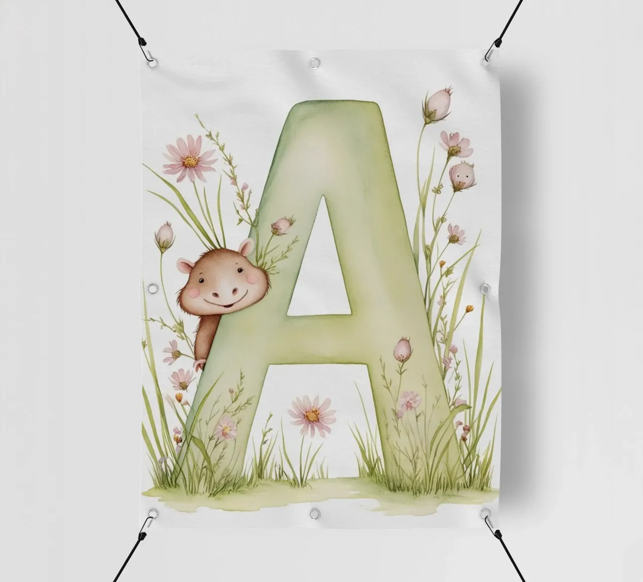 Lettera A2 telo in pvc da Kids zone