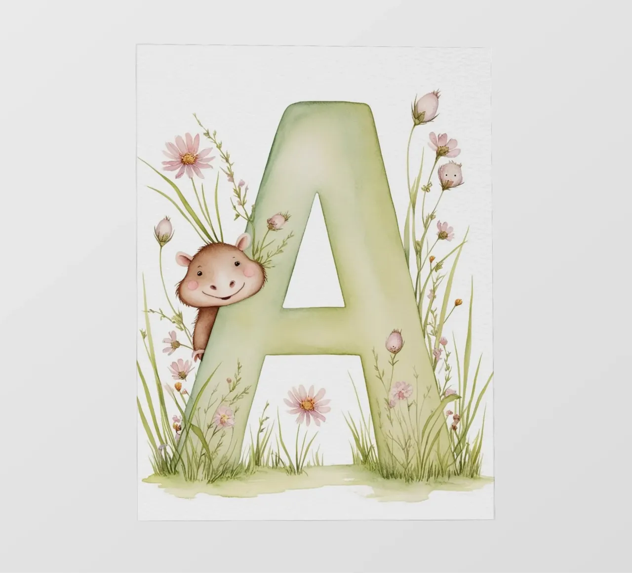 Lettera A2 telo in pvc da Kids zone