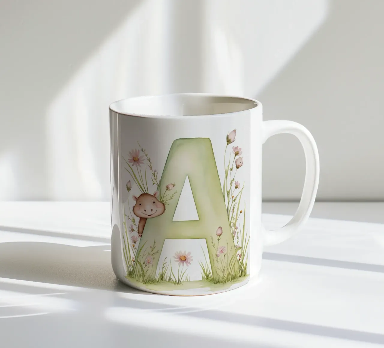 Lettera A2 tazza in ceramica da Kids zone