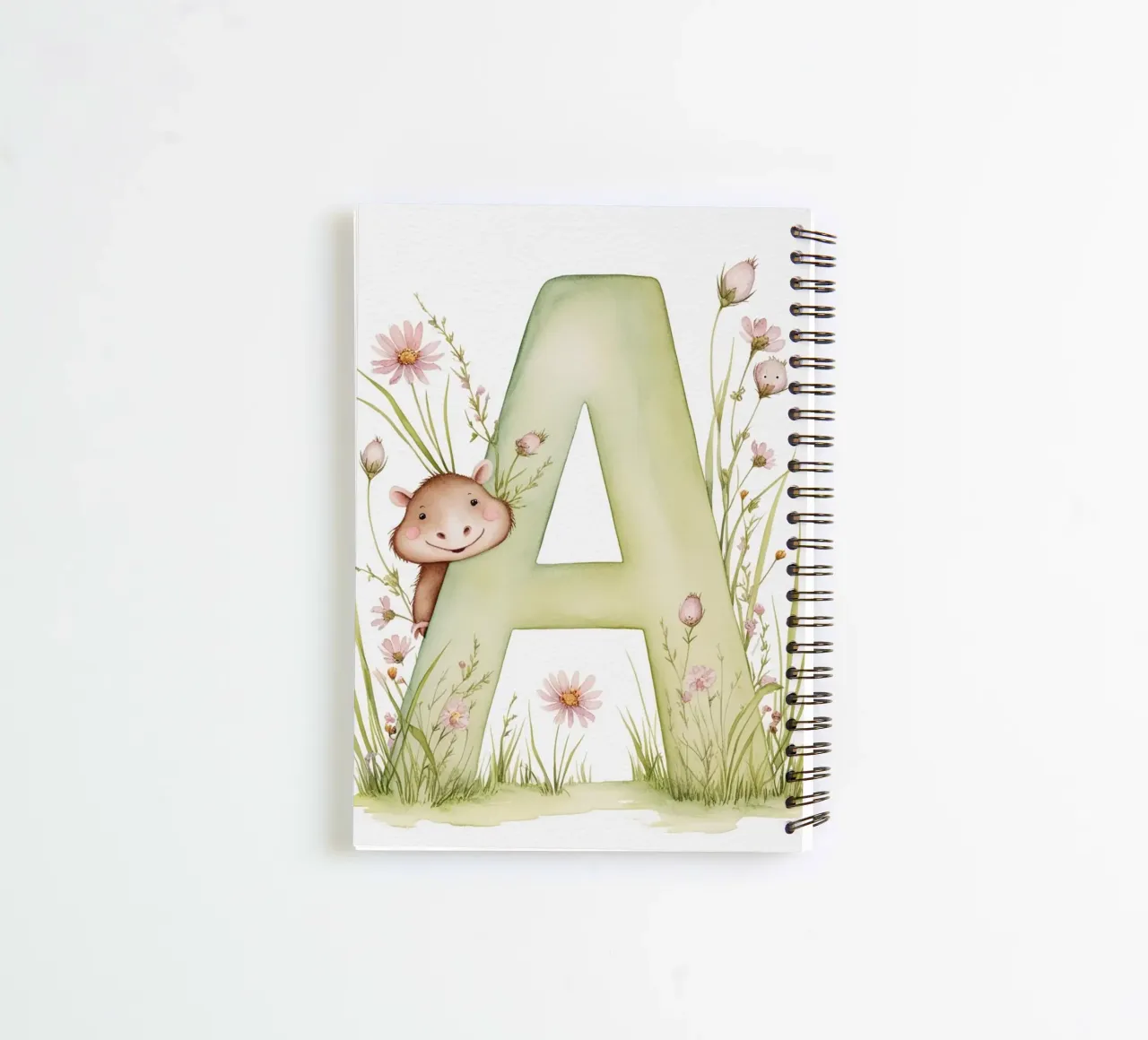 Letter A2 spiral notebook by Kids zone