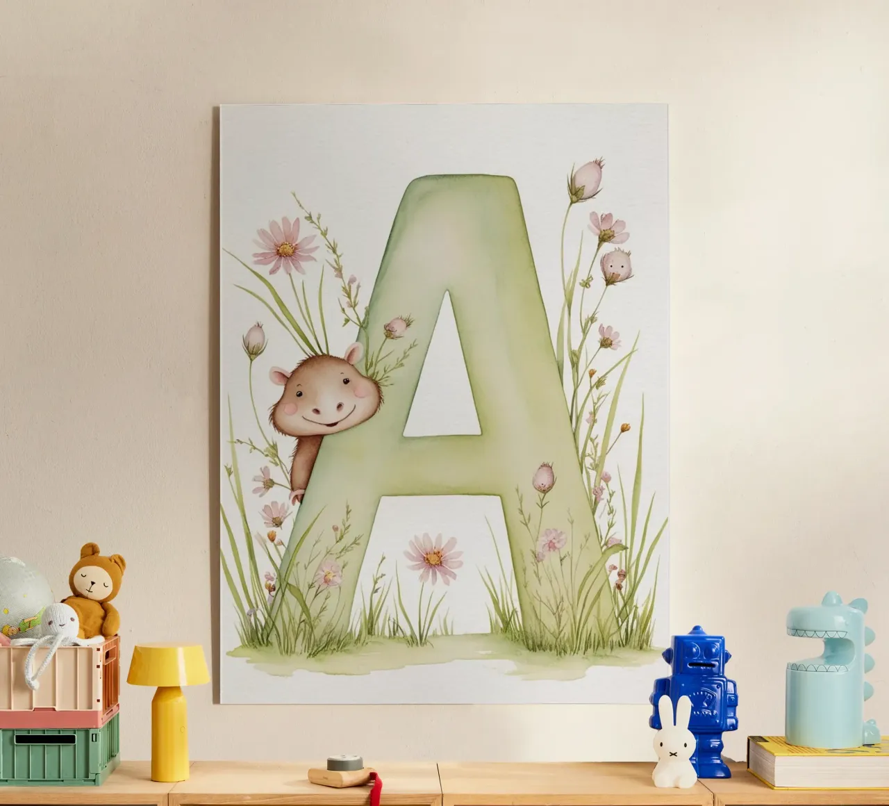 Brief A2 acryl van Kids zone