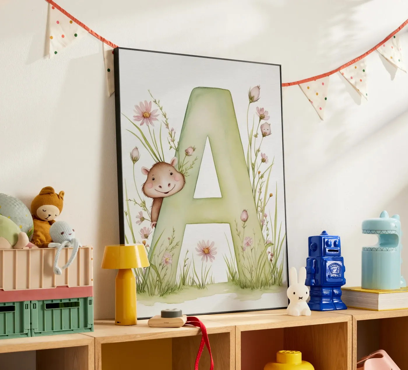 Letter A2 forex plate by Kids zone