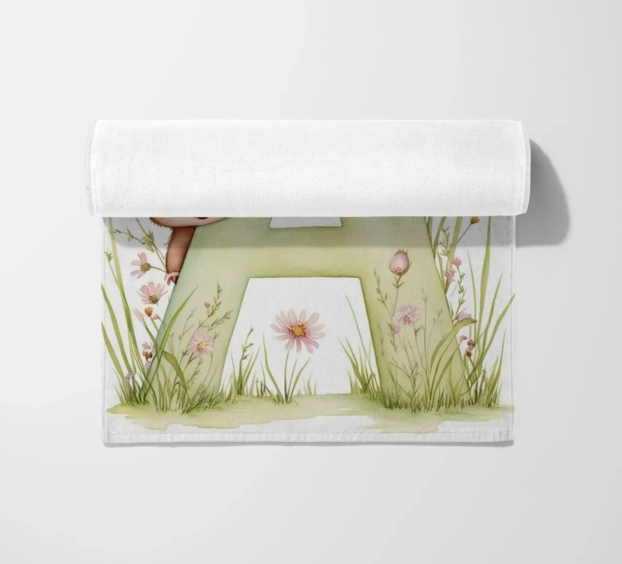 Letter A2 beach towel by Kids zone