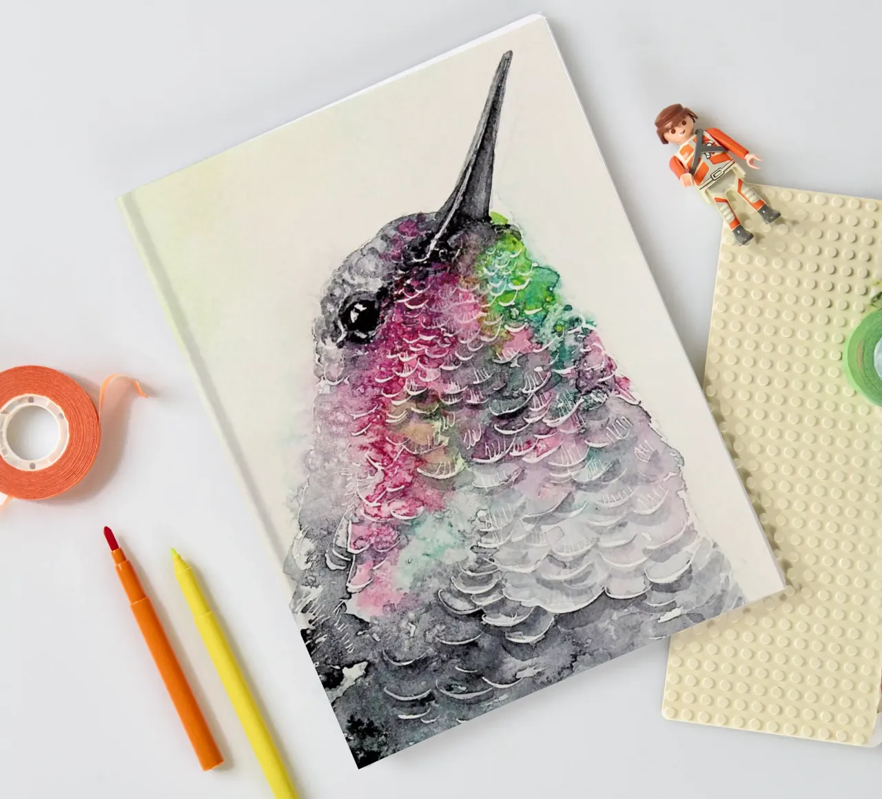 Hummingbird notebook by Karolina Kijak