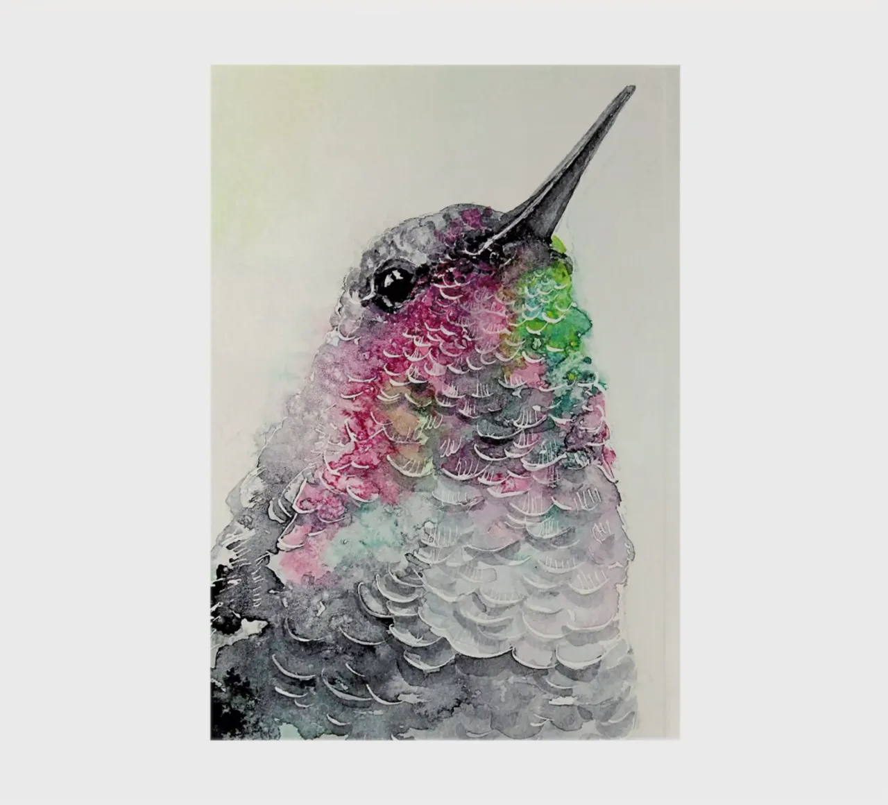Hummingbird notebook by Karolina Kijak