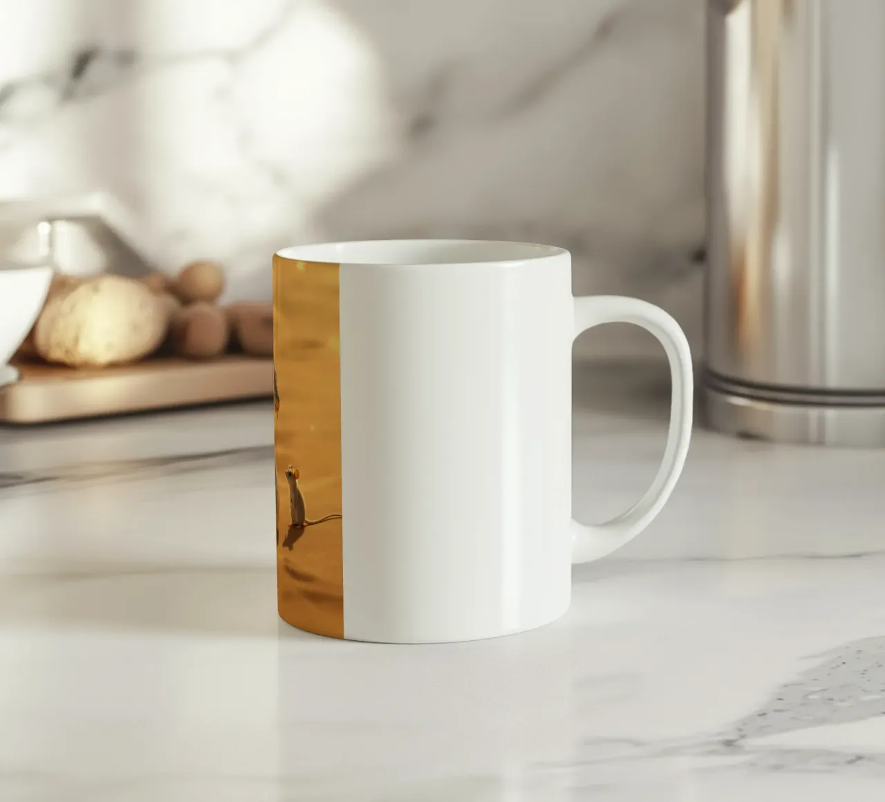Il Cobra e il topo marsupiale tazza in ceramica da Art-Travel