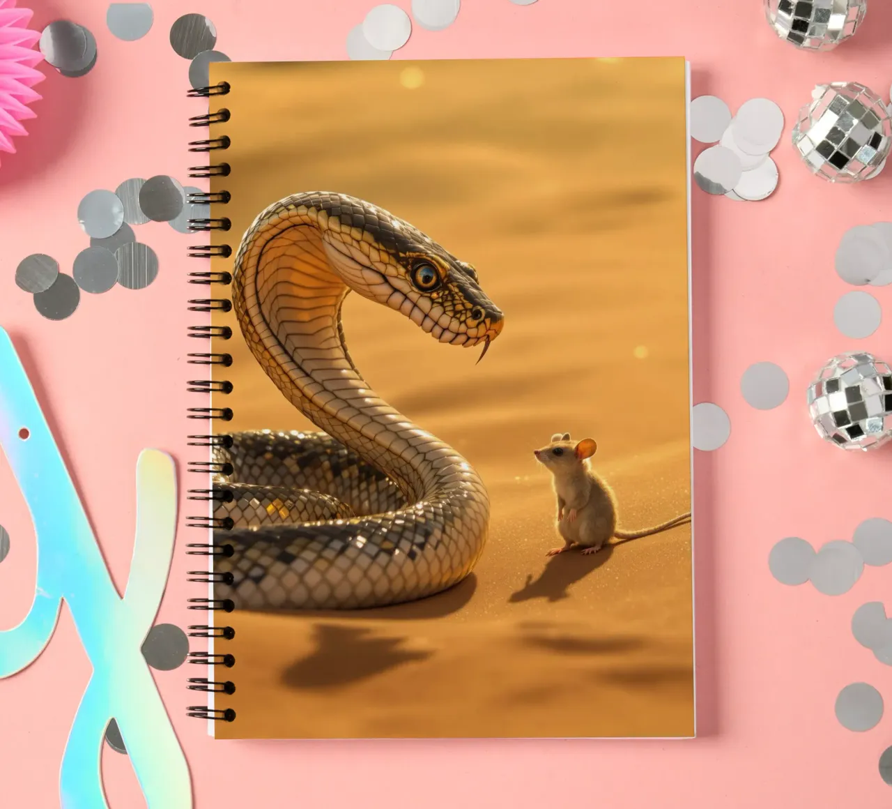 The Cobra and the marsupial mouse spiral notebook by Art-Travel