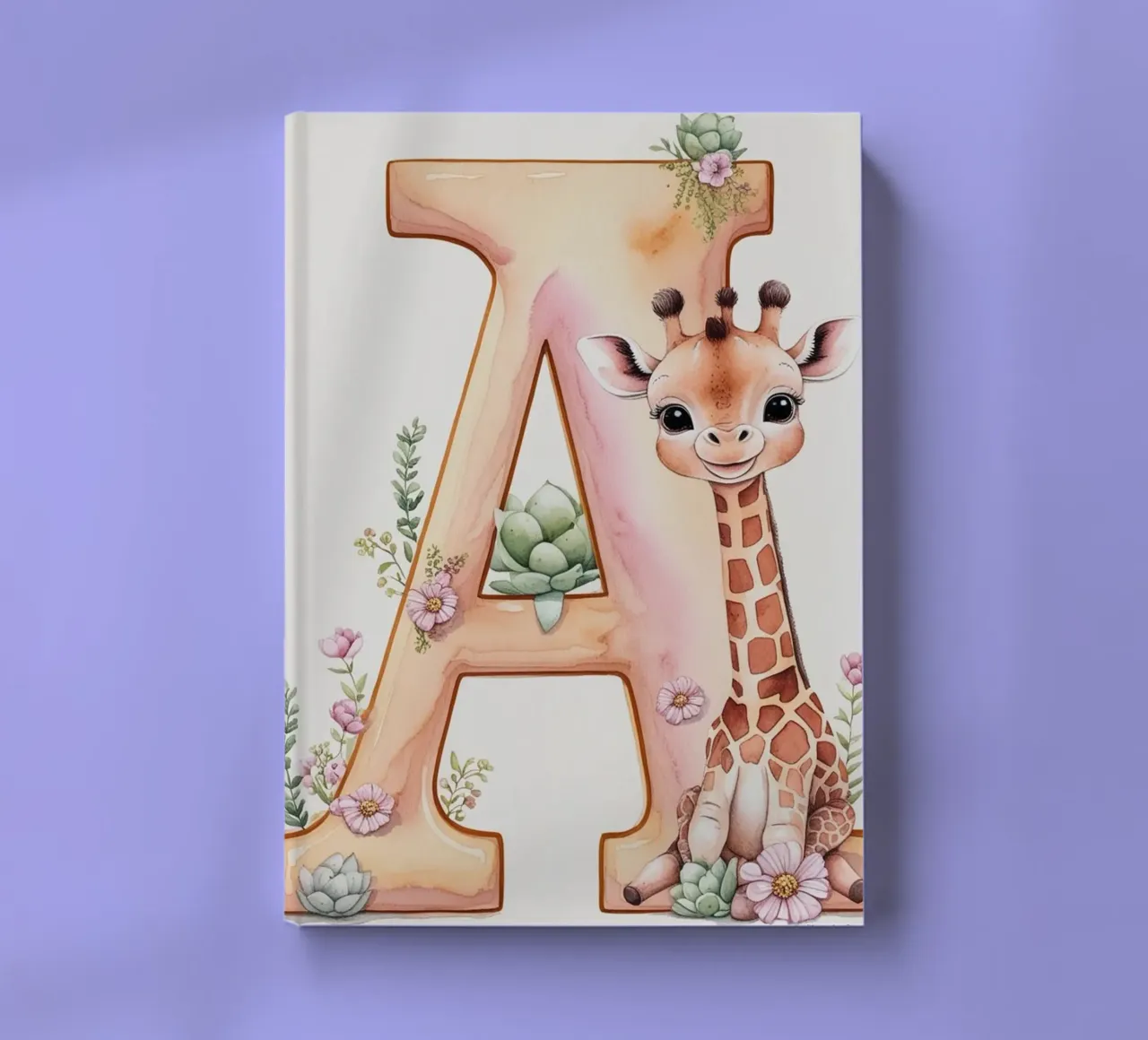 Letter A girafe diario da Kids zone