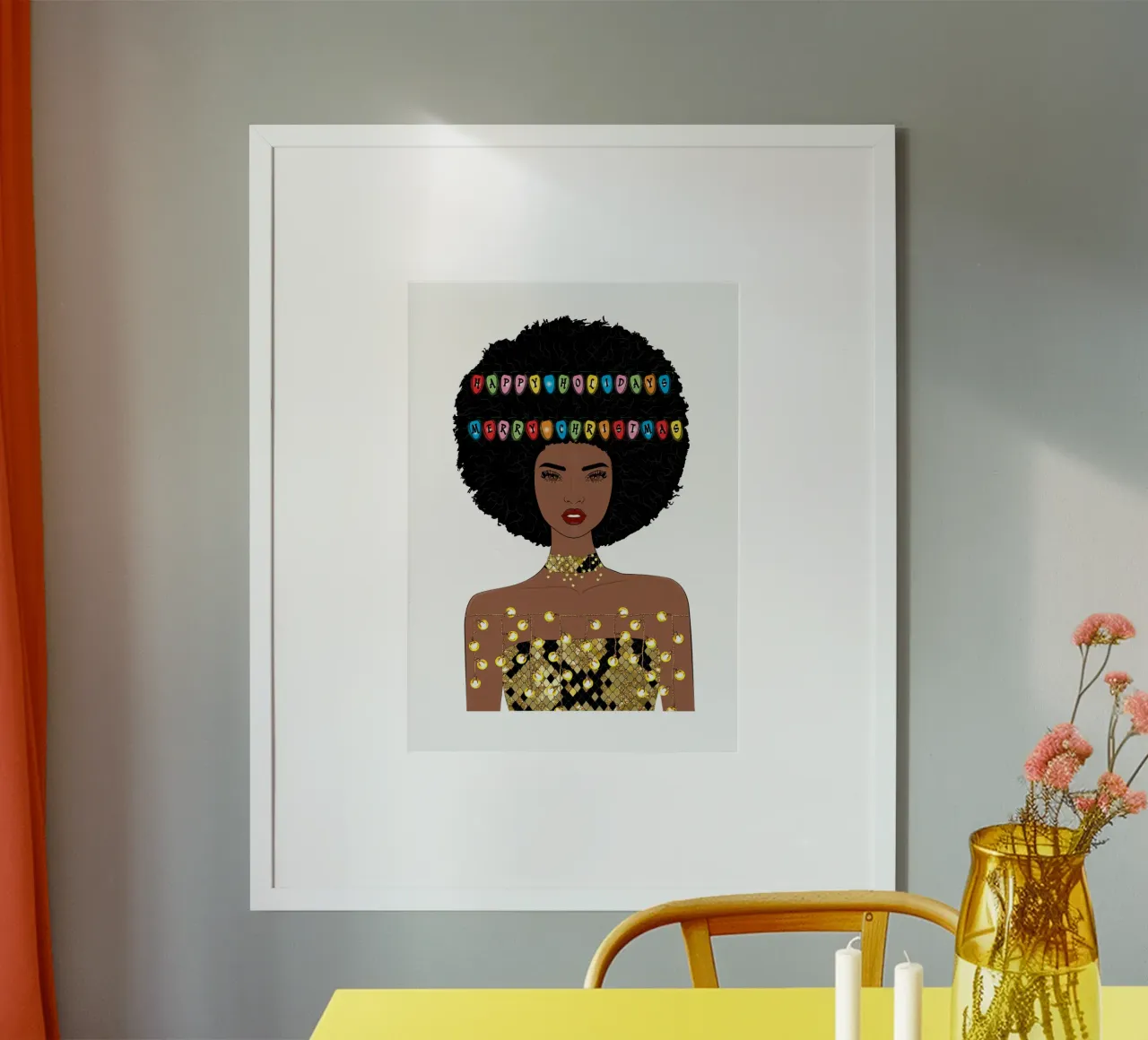 BUON NATALE E BUONE FESTE poster da ARTOMATIC