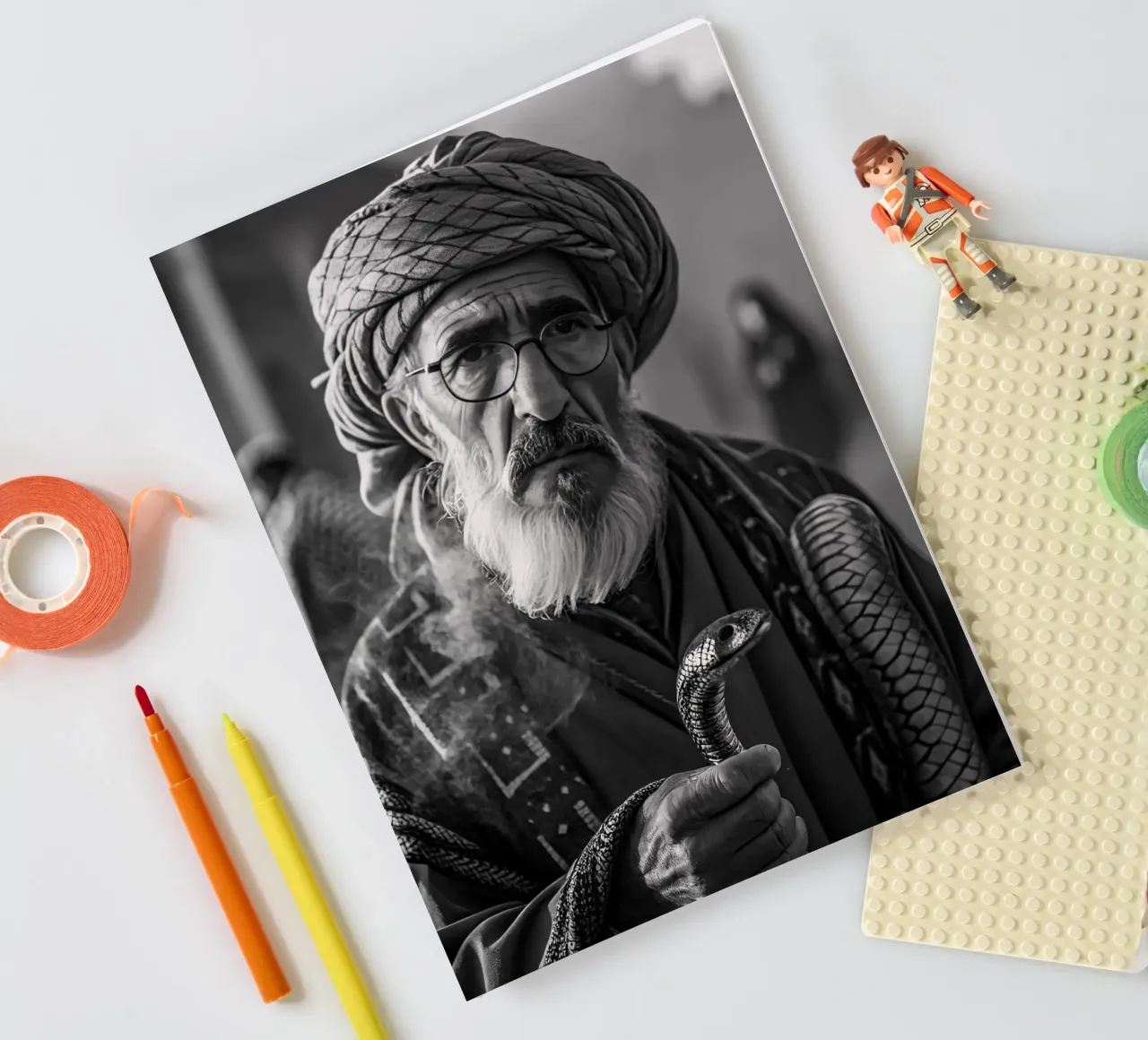The snake charmer notebook by Art-Travel