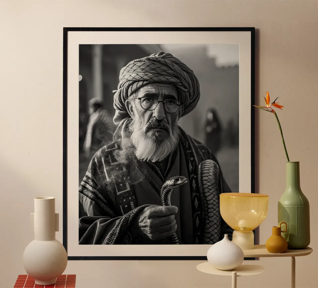 L'incantatore di serpenti poster da Art-Travel