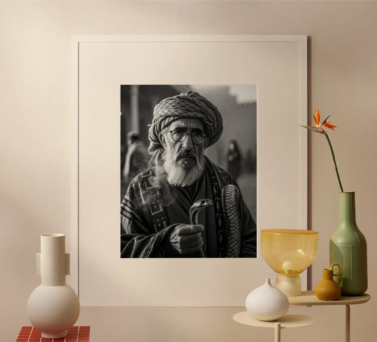 L'incantatore di serpenti poster da Art-Travel