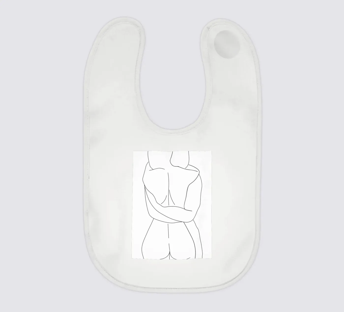 Lovers baby bib by Urban Art Draw