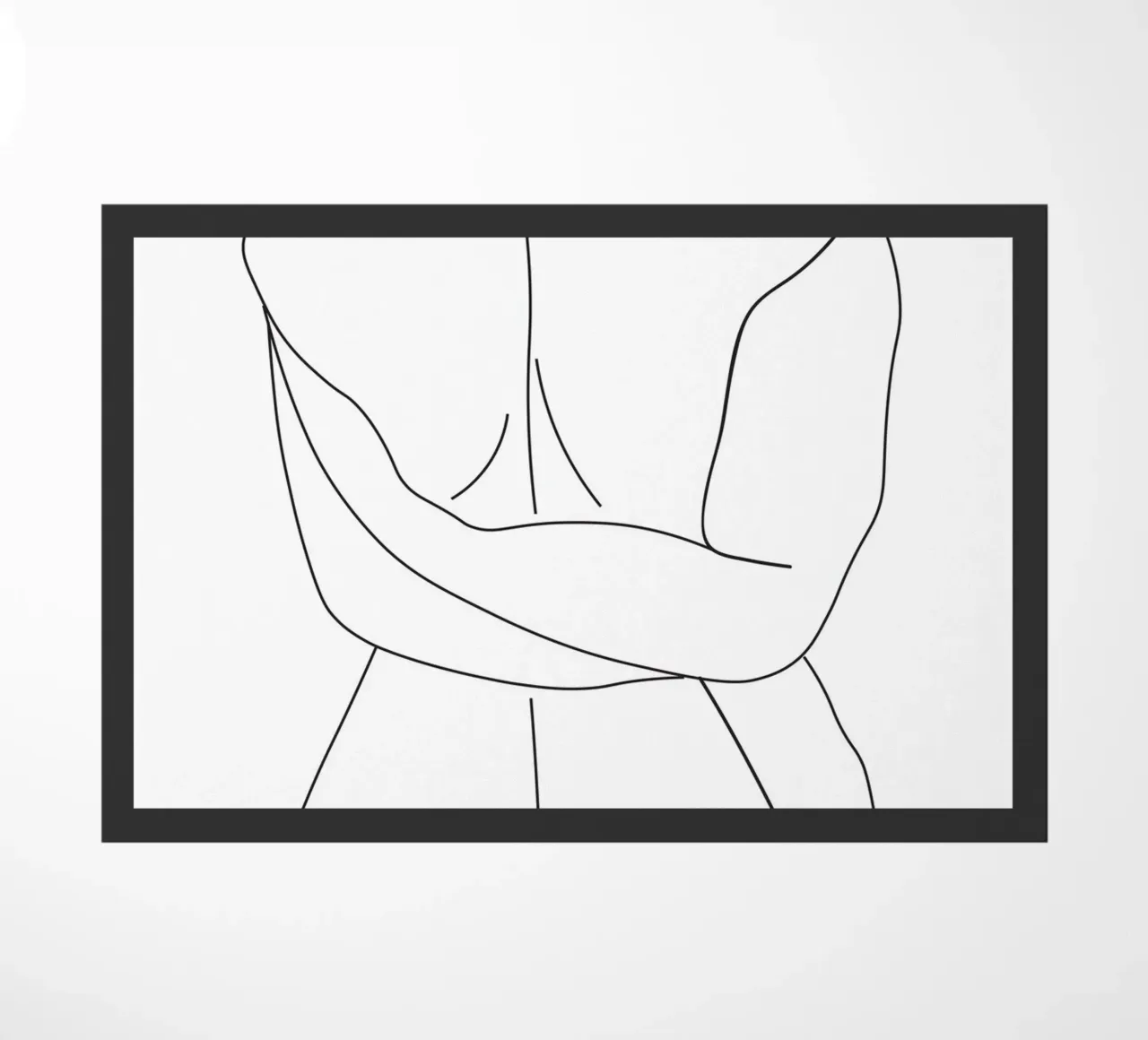 Lovers doormat by Urban Art Draw