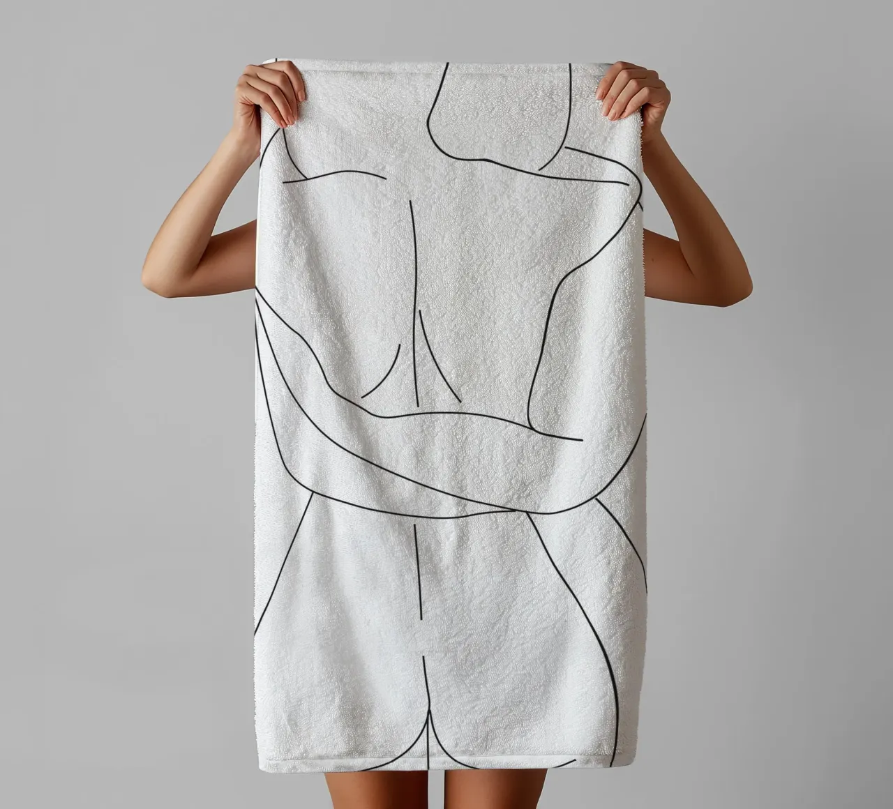 Liebende Handtuch von Urban Art Draw
