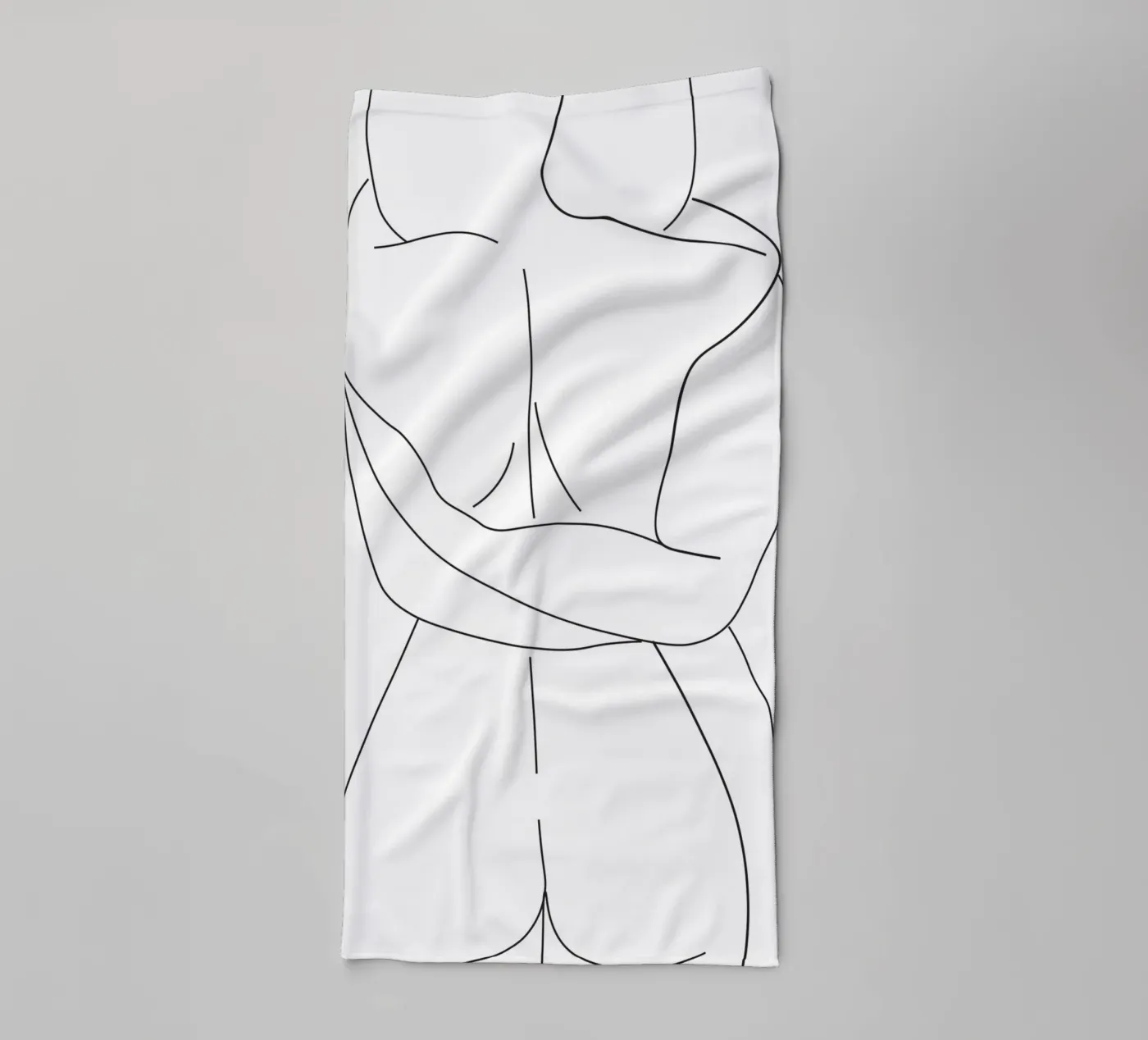 Lovers towel by Urban Art Draw