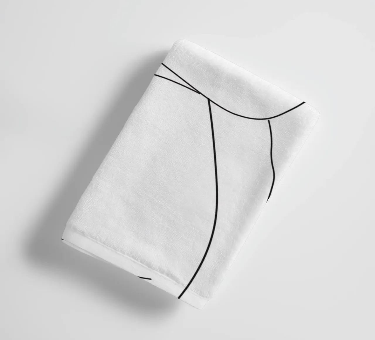 Liebende Handtuch von Urban Art Draw