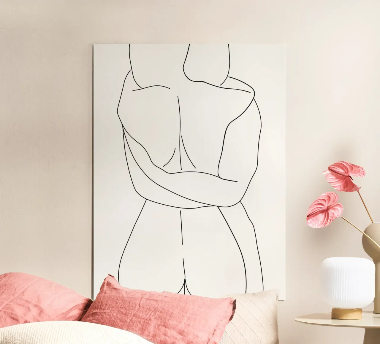 Amanti poster con telaio in plastica da Urban Art Draw