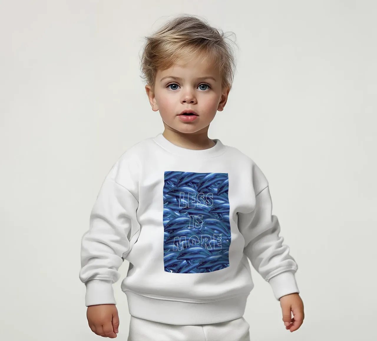 Less Is More felpa neonato da FRAICHE
