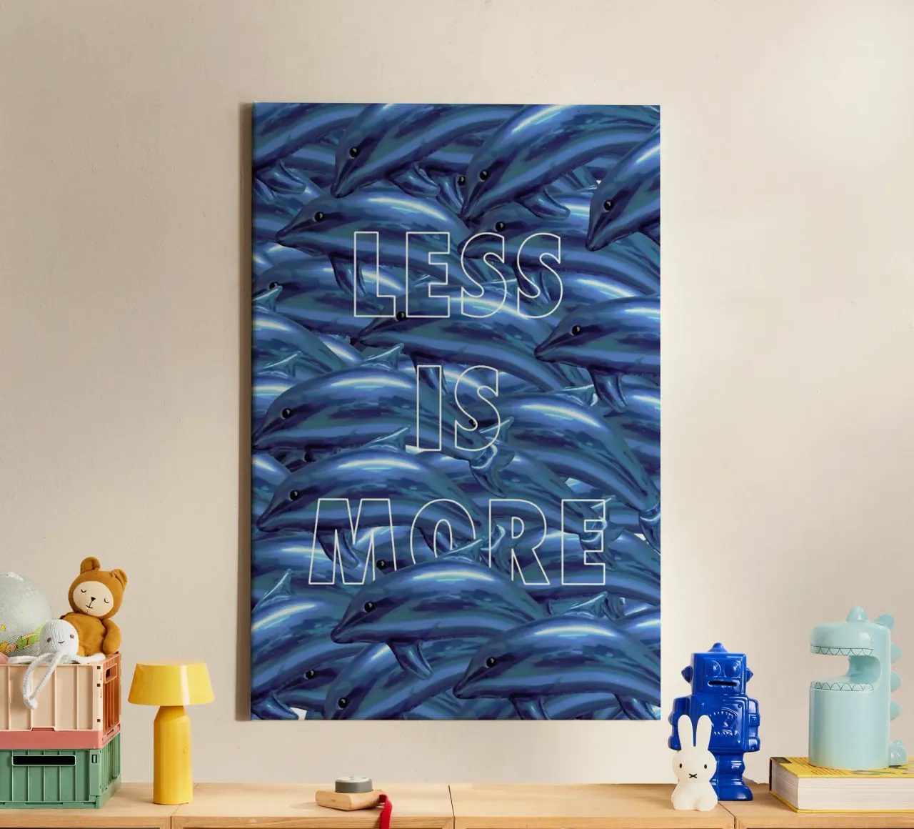 Less Is More tela con Cornice a cassetta da FRAICHE
