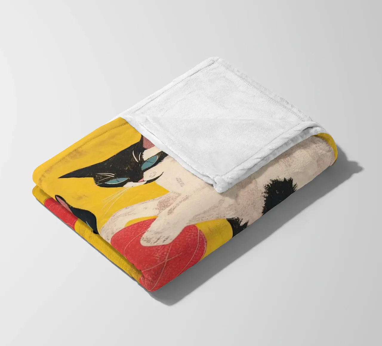 Gatti giocherelloni coperta in pile da DaarbyN