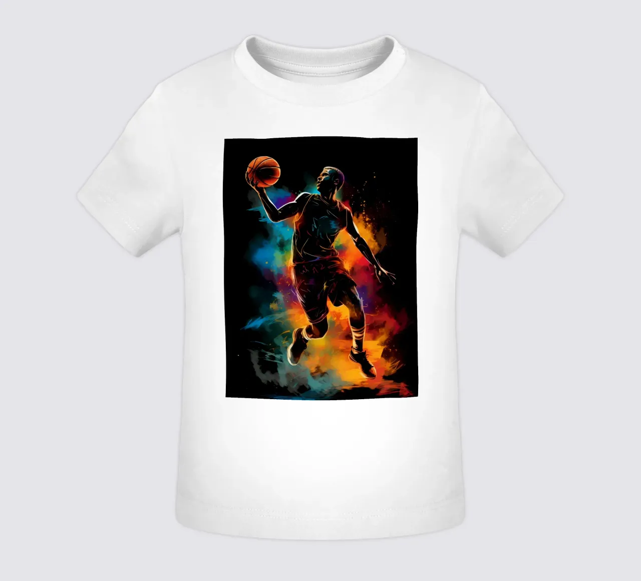 Basketball Colorful 2 baby t-shirt by Mateo