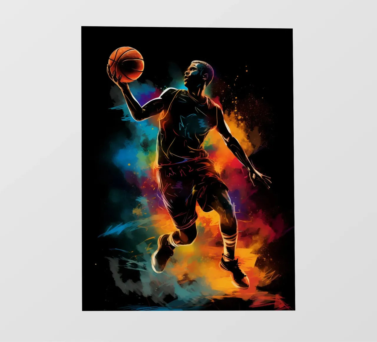 Basketball Colorful 2 photo wallpaper by Mateo