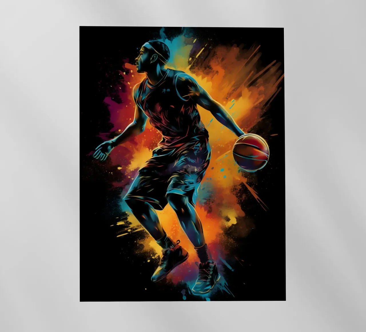 Basketball Colorful 3 pellicola backlit da Mateo