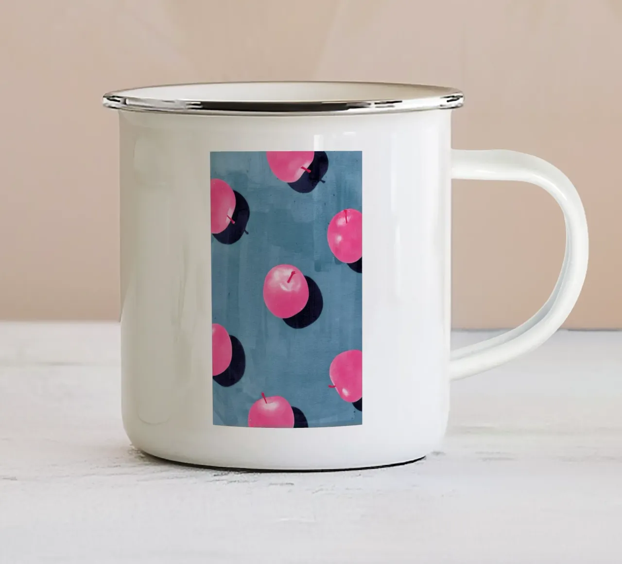 Fruit 9 tazza in smalto da STUDIO LEEMO